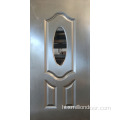 सुरुचिपूर्ण डिजाइन धातु दरवाजे की त्वचा पर मुहर लगी